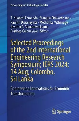 Selected Proceedings of the 2nd International Engineering Research Symposium; IERS 2024; 14 Aug; Colombo, Sri Lanka cover