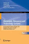 Blockchain, Metaverse and Trustworthy Systems cover