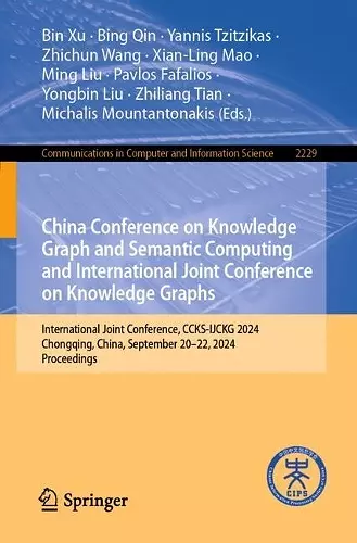 China Conference on Knowledge Graph and Semantic Computing and International Joint Conference on Knowledge Graphs cover