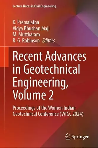 Recent Advances in Geotechnical Engineering, Volume 2 cover