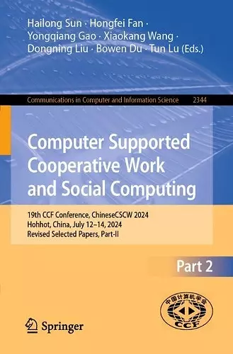 Computer Supported Cooperative Work and Social Computing cover