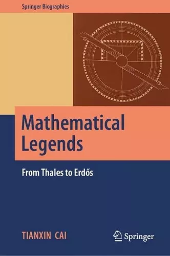 Mathematical Legends cover