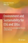 Environment and Sustainability for ESG and SDGs cover