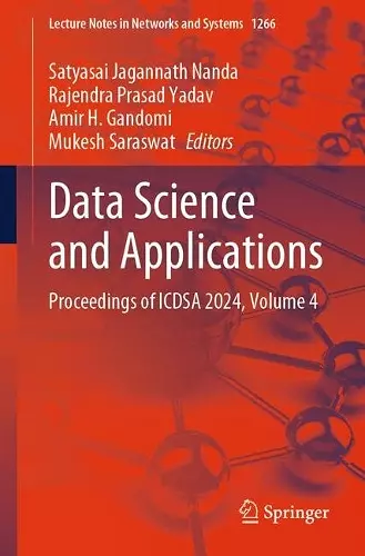 Data Science and Applications cover