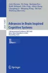Advances in Brain Inspired Cognitive Systems cover
