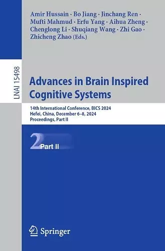 Advances in Brain Inspired Cognitive Systems cover
