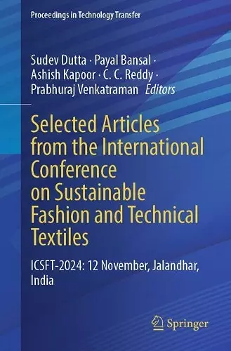 Selected Articles from the International Conference on Sustainable Fashion and Technical Textiles cover