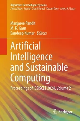 Artificial Intelligence and Sustainable Computing cover