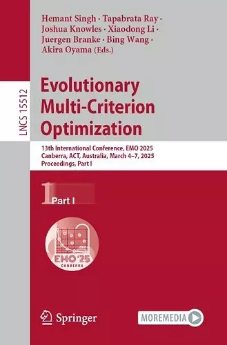 Evolutionary Multi-Criterion Optimization cover