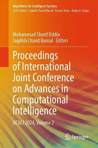 Proceedings of International Joint Conference on Advances in Computational Intelligence cover