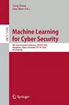 Machine Learning for Cyber Security cover