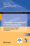 Technologies and Applications of Artificial Intelligence cover