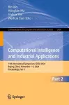 Computational Intelligence and Industrial Applications cover
