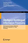 Intelligent Multilingual Information Processing cover
