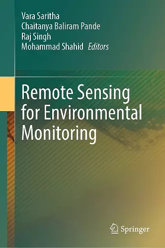 Remote Sensing for Environmental Monitoring cover