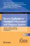 Recent Challenges in Intelligent Information and Database Systems cover