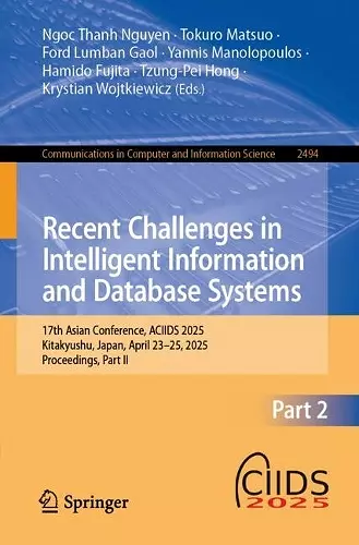 Recent Challenges in Intelligent Information and Database Systems cover