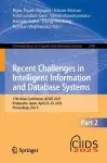 Recent Challenges in Intelligent Information and Database Systems cover