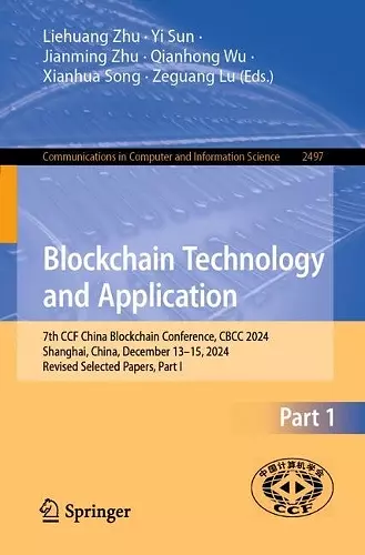 Blockchain Technology and Application cover