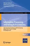 Information Processing and Network Provisioning cover