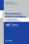 New Frontiers in Artificial Intelligence cover