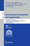Data Science: Foundations and Applications cover
