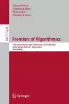 Frontiers of Algorithmics cover