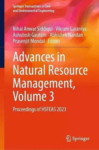 Advances in Natural Resource Management, Volume 3 cover