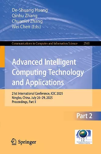 Advanced Intelligent Computing Technology and Applications cover