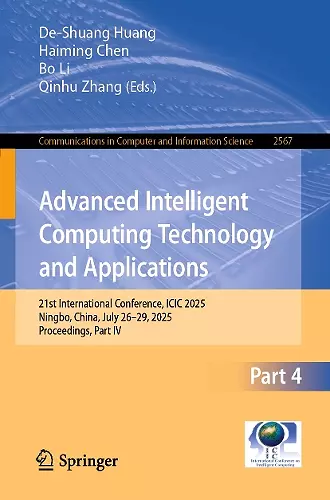 Advanced Intelligent Computing Technology and Applications cover