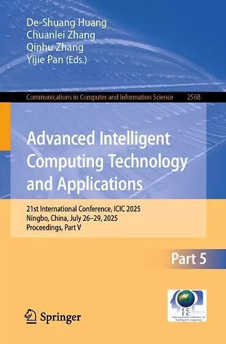 Advanced Intelligent Computing Technology and Applications cover