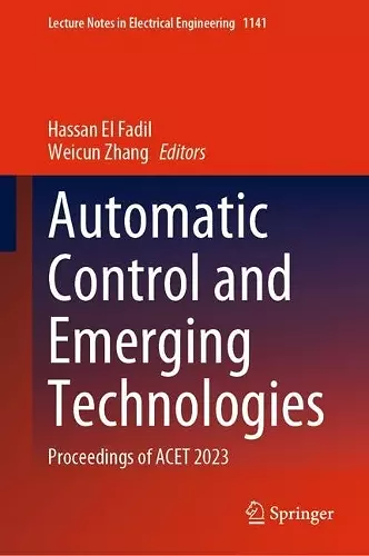 Automatic Control and Emerging Technologies cover