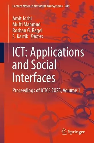 ICT: Applications and Social Interfaces cover