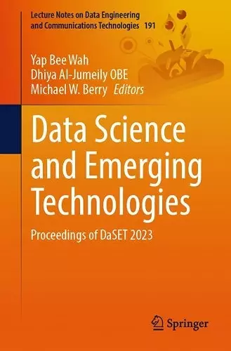 Data Science and Emerging Technologies cover
