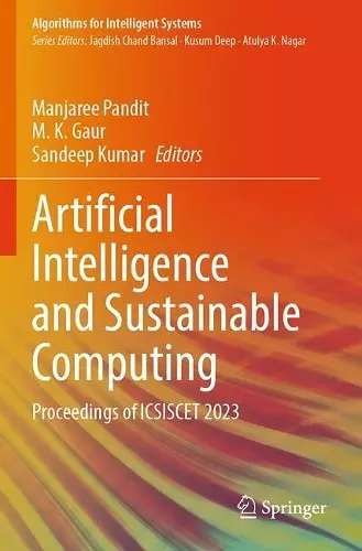 Artificial Intelligence and Sustainable Computing cover
