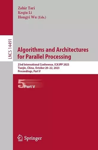 Algorithms and Architectures for Parallel Processing cover