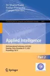 Applied Intelligence cover