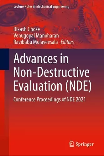 Advances in Non-Destructive Evaluation (NDE) cover