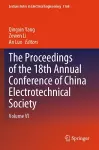 The Proceedings of the 18th Annual Conference of China Electrotechnical Society cover