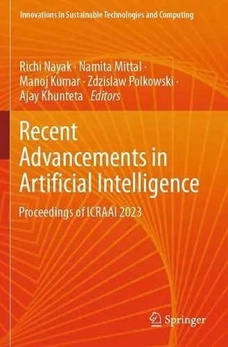 Recent Advancements in Artificial Intelligence cover