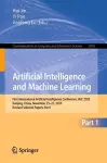 Artificial Intelligence and Machine Learning cover