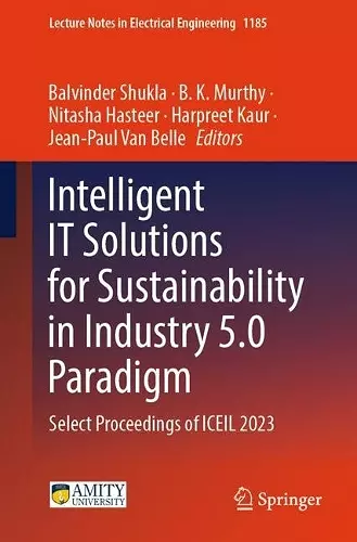 Intelligent IT Solutions for Sustainability in Industry 5.0 Paradigm cover