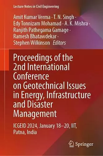 Proceedings of the 2nd International Conference on Geotechnical Issues in Energy, Infrastructure and Disaster Management cover