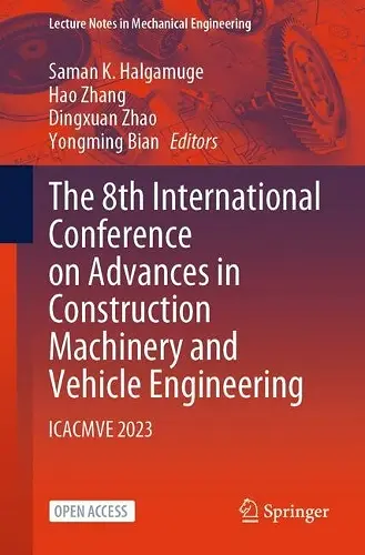 The 8th International Conference on Advances in Construction Machinery and Vehicle Engineering cover