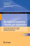 Bio-Inspired Computing: Theories and Applications cover