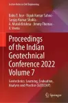 Proceedings of the Indian Geotechnical Conference 2022 Volume 7 cover