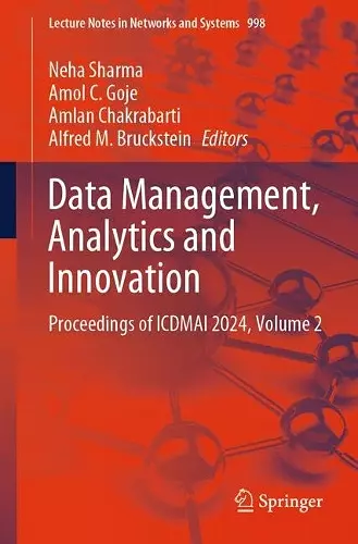 Data Management, Analytics and Innovation cover