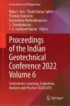 Proceedings of the Indian Geotechnical Conference 2022 Volume 6 cover