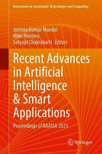 Recent Advances in Artificial Intelligence and Smart Applications cover