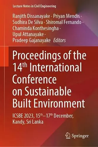 Proceedings of the 14th International Conference on Sustainable Built Environment cover